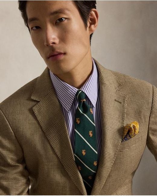 Polo Ralph Lauren Brown Polo Modern Fit Glen Plaid Blazer for men