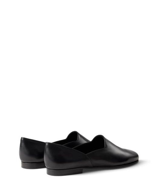 Ralph Lauren Black Ralph Lauren Bronwen Calfskin Slipper