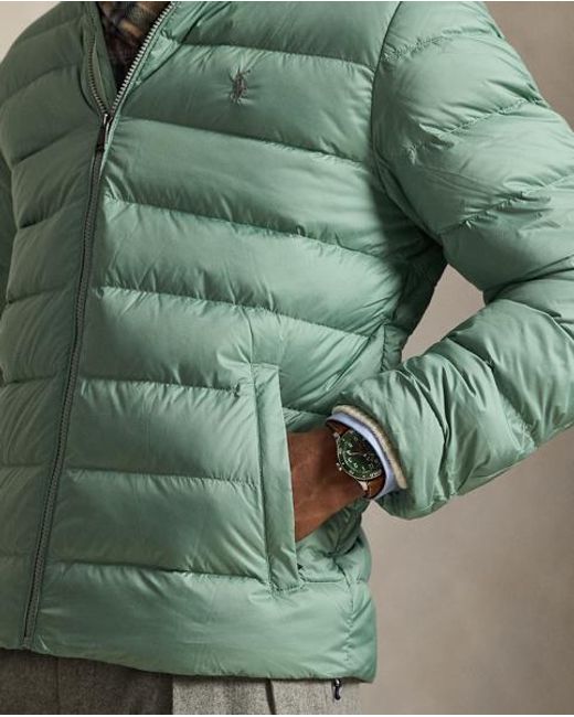 Polo Ralph Lauren Green The Colden Packable Down Jacket for men