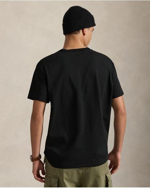 Polo Ralph Lauren Yellow Classic Fit Heavyweight Jersey T-shirt for men
