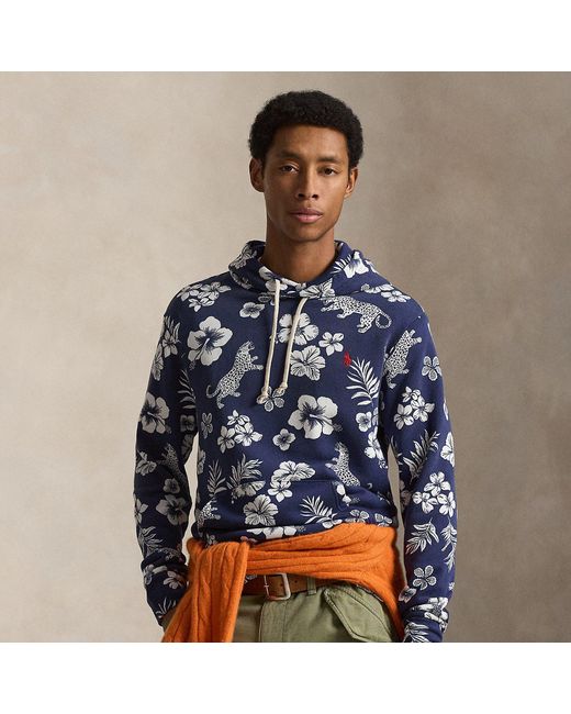 Polo Ralph Lauren Blue Tropical French Terry Hoodie for men