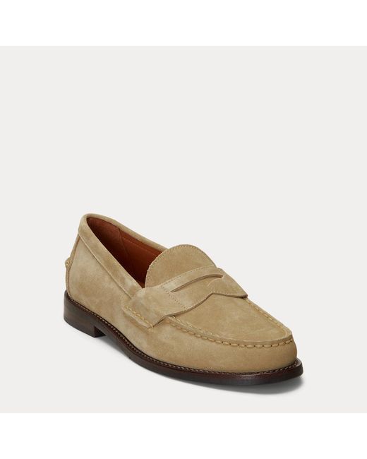 Polo Ralph Lauren Natural Alston Suede Penny Loafer for men