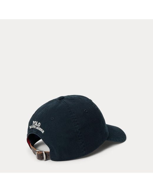 Polo Ralph Lauren Blue Polo Bear Twill Ball Cap for men