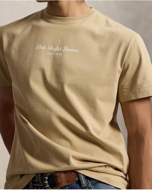 Polo Ralph Lauren Brown Classic Fit Logo Jersey T-Shirt for men