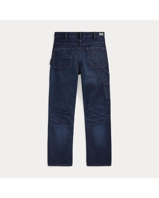 RRL Blue Engineer Fit Carpenter Trouser for men
