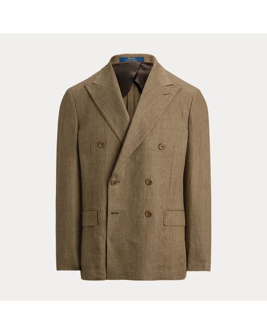 Polo Ralph Lauren Green Polo Modern Fit Glen Plaid Suit Jacket for men
