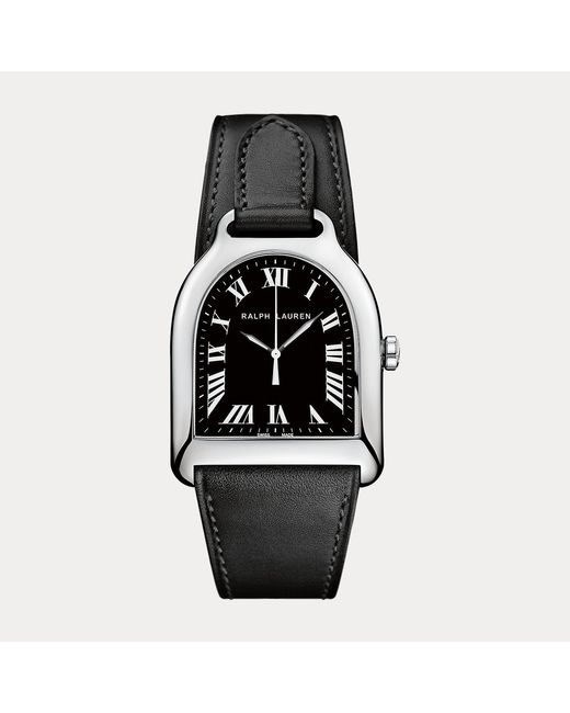 Ralph Lauren Black Medium Steel Dial