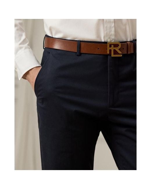 Ralph Lauren Blue Straight Fit Stretch Chino Trouser for men