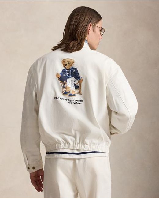 Polo Ralph Lauren Gray The Polo Bear Big Jacket for men