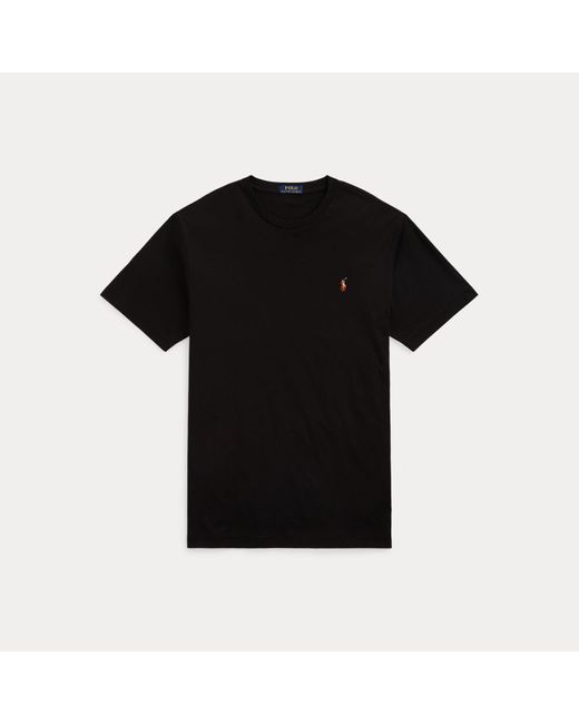 Polo Ralph Lauren Black Soft Cotton Crewneck T-Shirt for men