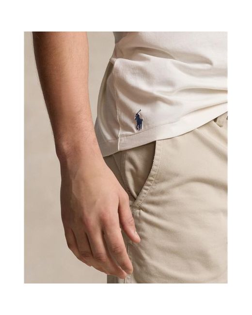 Polo Ralph Lauren Classic-Fit Jersey-T-Shirt mit Logo in White für Herren