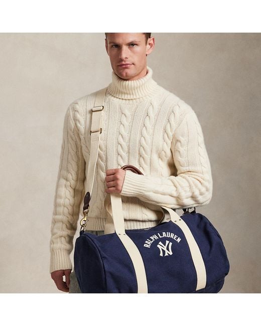 Polo Ralph Lauren Natural Polo Ralph Lauren Lauren Yankees Canvas Duffel for men