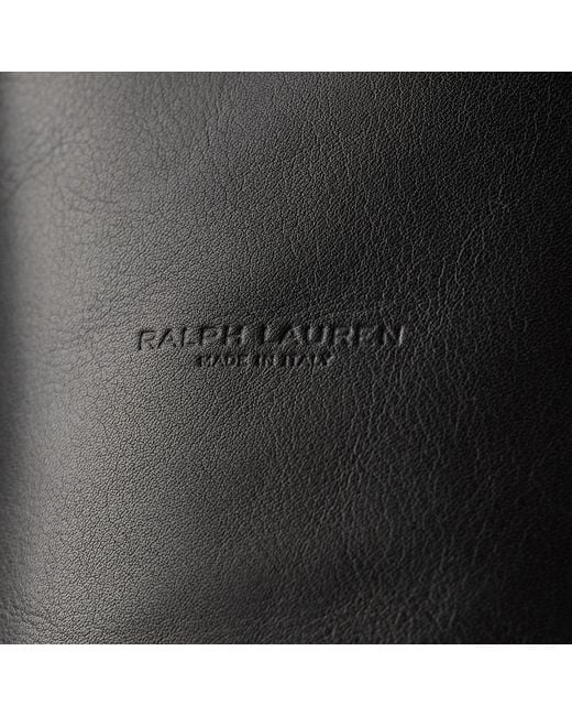 Ralph Lauren Black Barnet 55 Mm Calfskin Boot
