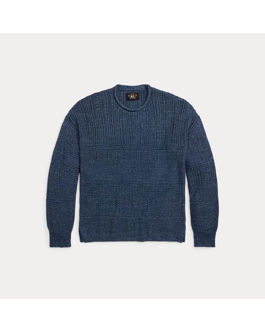 RRL Pullover Mit Gerolltem Kragen in Blue für Herren