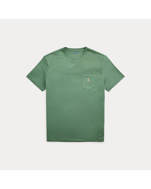 Camiseta De Punto Jersey Con Bolsillo Polo Ralph Lauren de hombre de color Green