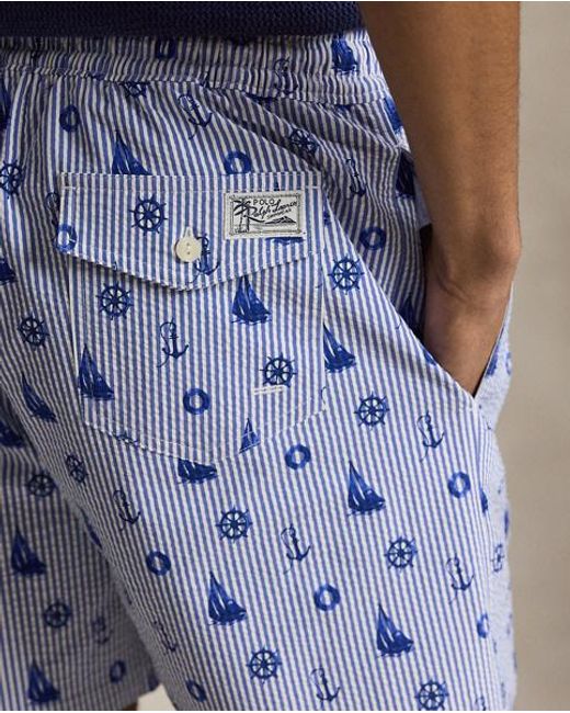 Polo Ralph Lauren Blue 14.5-Cm Traveller Swimming Shorts for men