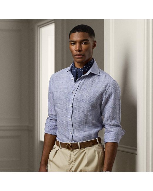 Chemise lin ralph lauren homme hotsell
