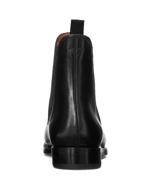 Ralph Lauren Black Penfield Calfskin Chelsea Boot for men