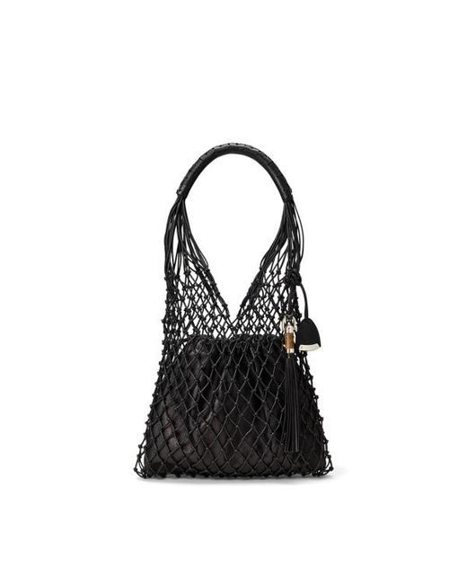 Ralph Lauren Black Macramé Tote
