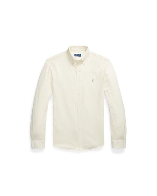 Polo Ralph Lauren White Pique Shirt for men