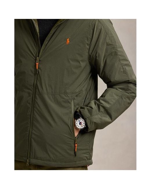 Polo Ralph Lauren Green The Teak Stretch Hooded Jacket for men