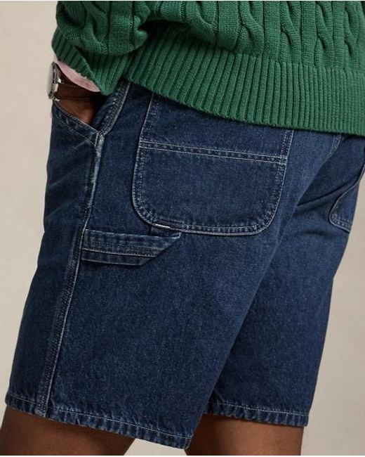 Polo Ralph Lauren Green 23 Cm Relaxed Fit Carpenter Short for men