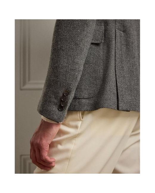 Giacca Hadley in cashmere fatta a mano di Ralph Lauren in Black da Uomo