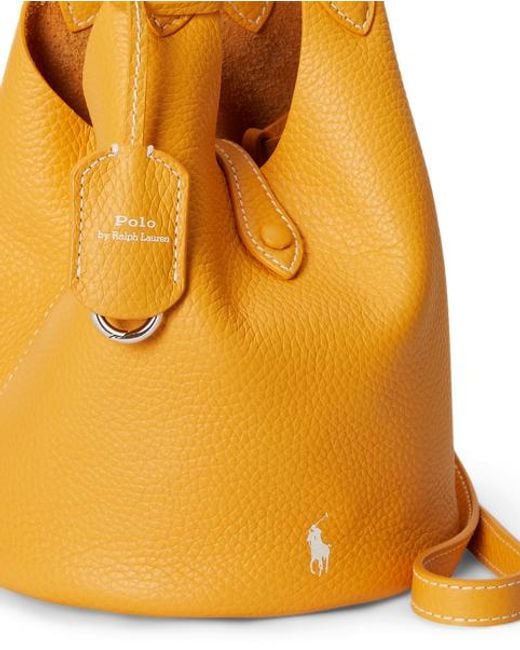 Polo Ralph Lauren Metallic Polo Play Small Leather Tote & Crossbody