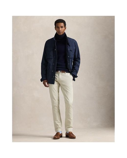 Pantaloni chino stretch Slim-Fit di Polo Ralph Lauren in Natural da Uomo