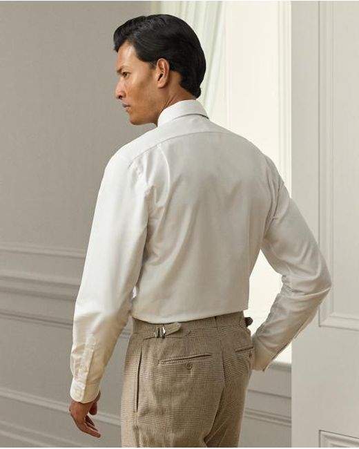 Ralph Lauren Pflegeleichtes Twillhemd in White für Herren