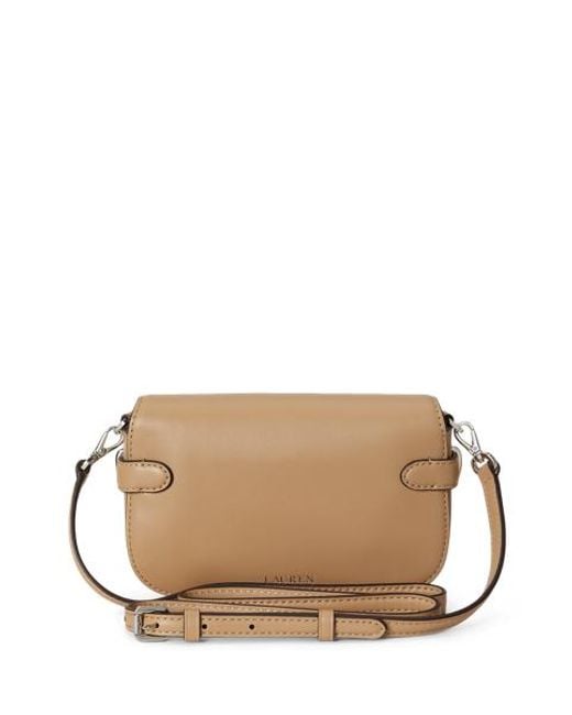Ralph Lauren Natural Leather Small Blaike Crossbody Bag