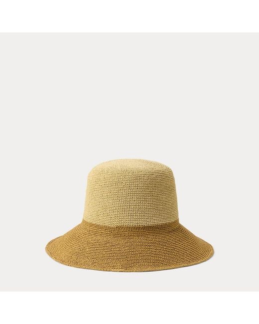 Ralph Lauren Green Crochet Bucket Hat