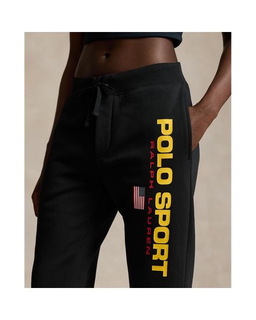 Polo Ralph Lauren Polo Sport-joggingbroek Van Fleecestof in het Black voor heren