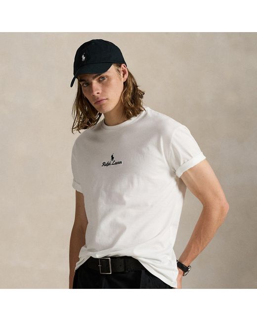 Polo Ralph Lauren White Classic Fit Logo Jersey T-Shirt for men