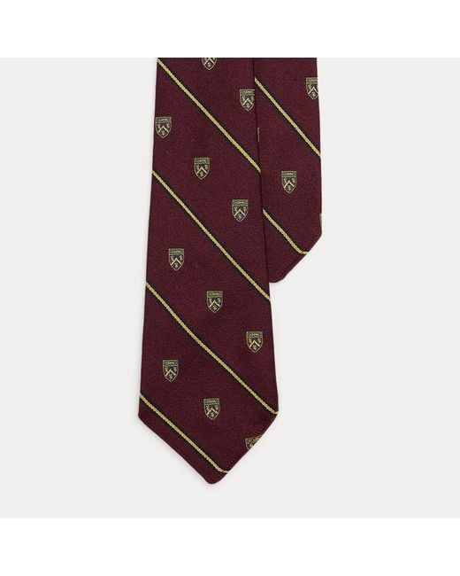 Polo Ralph Lauren Purple Vintage-inspired Striped Club Tie for men