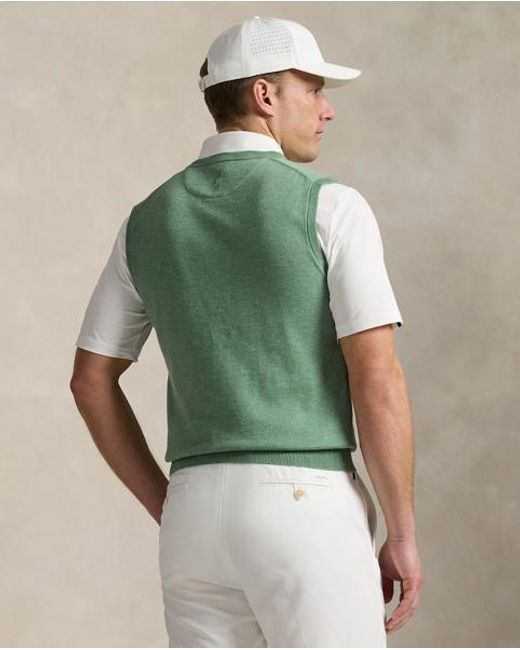 Ralph Lauren Performance-Pullunder Mit Baumwolle in Green für Herren