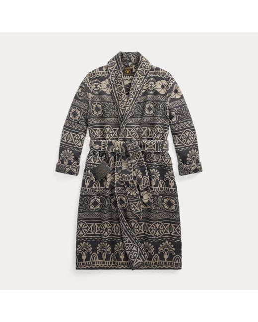 Rrl Robe RRL Limited-Edition Jacquard Robe in Grey for Men | Lyst UK