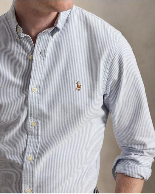 Polo Ralph Lauren Multicolor Slim Fit Striped Oxford Shirt for men