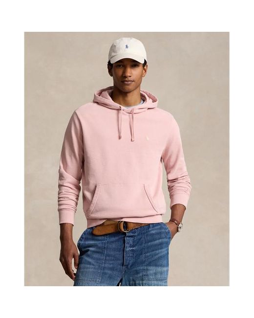 Polo Ralph Lauren Pink Loopback Fleece Hoodie for men