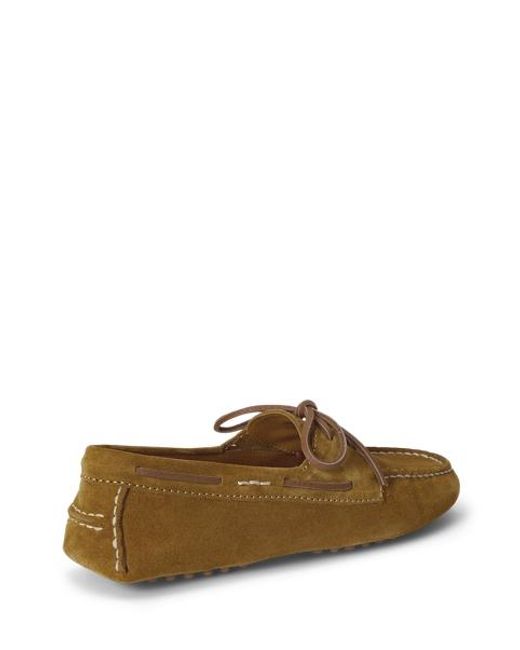 Polo Ralph Lauren Natural Suede Camp Driver