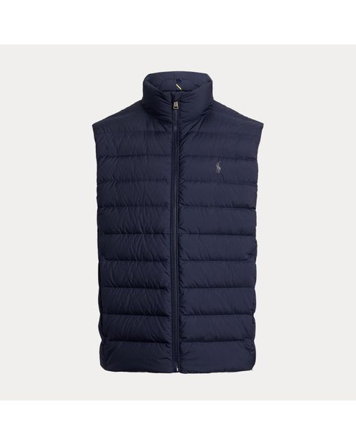 Polo Ralph Lauren Blue The Colden Packable Down Vest for men