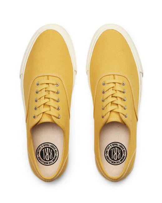 RRL Yellow Canvas Sneaker for men
