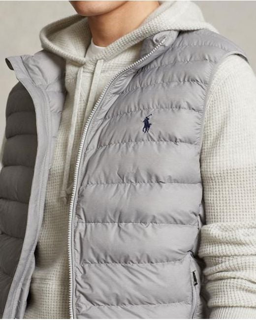 Polo Ralph Lauren De Waterafstotende Beaton Bodywarmer in het Grijs voor heren Lyst NL