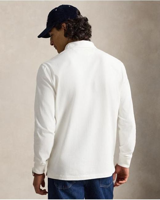 Polo Ralph Lauren White The Iconic Rugby Shirt for men