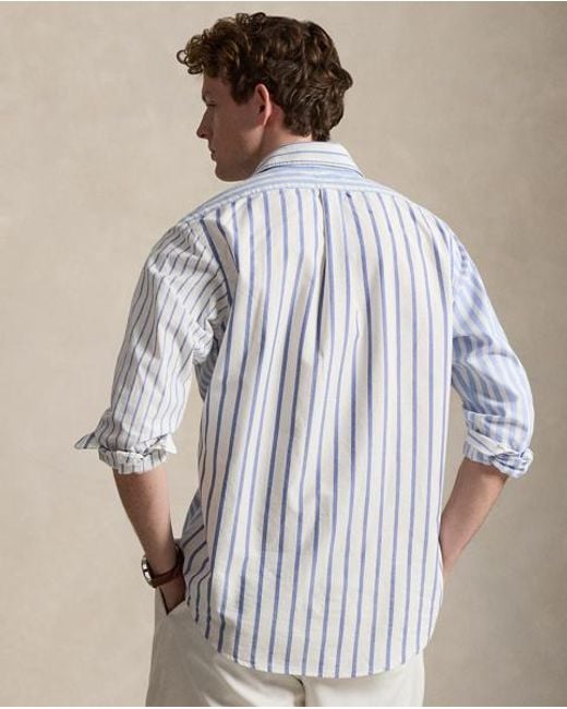Polo Ralph Lauren White Classic Fit Oxford Fun Shirt for men