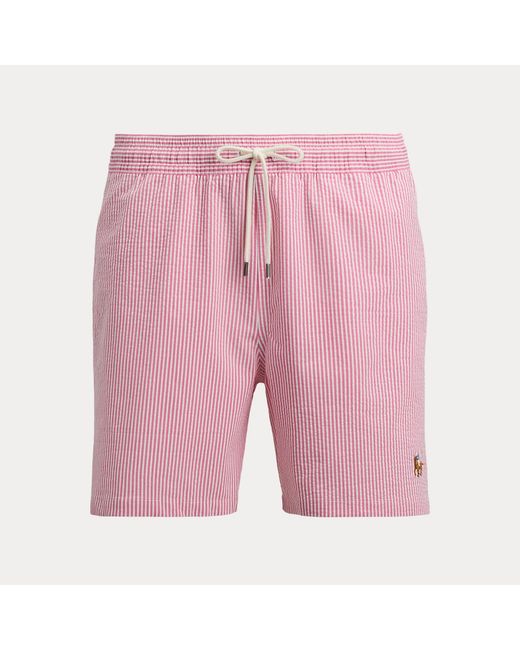 Polo Ralph Lauren Pink 14.5 Cm Traveller Swimming Trunks for men