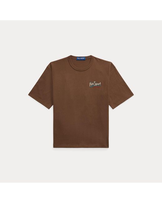 Polo Ralph Lauren Green Relaxed Fit Polo Sport T-Shirt for men