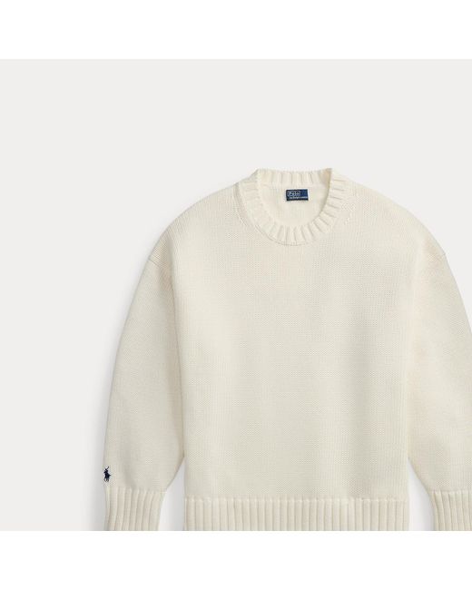 Polo Ralph Lauren Gray Cotton Crewneck Jumper
