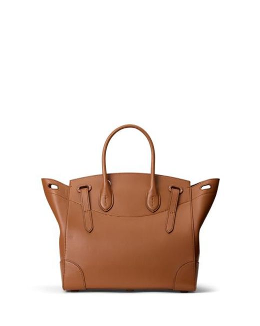 Ralph Lauren Brown Nappa Calfskin Soft Ricky 27