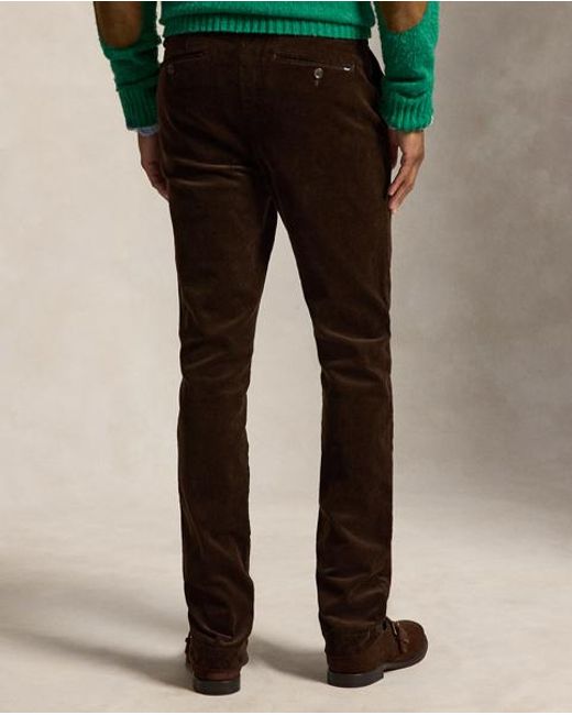 Polo Ralph Lauren Brown Andover Slim Fit Stretch Trousers for men